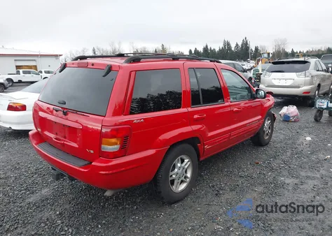 2000 Jeep Grand Cherokee Limited из США, поврежденный, VIN 1J4GW58N5YC291738